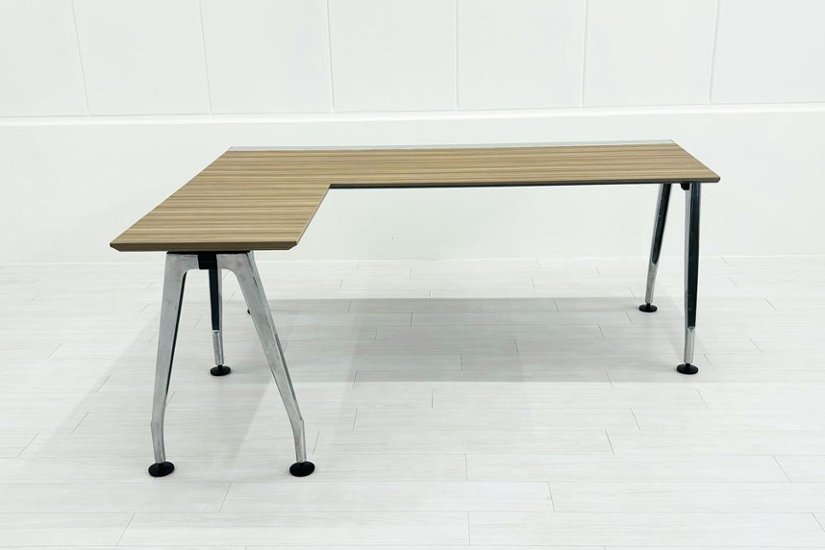 コクヨ サイビ SAIBI 中古 L型デスク L字デスク 幅1800 エグゼクティブデスク 中古オフィス家具 1800/1400/720画像