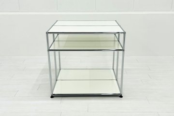 USMハラー 中古 USM Haller オープン書庫 中古オフィス家具 ホワイト 775/725/720画像