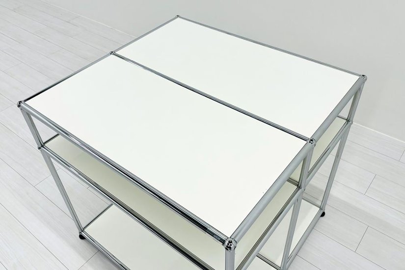 USMハラー 中古 USM Haller オープン書庫 中古オフィス家具 ホワイト 775/725/720画像