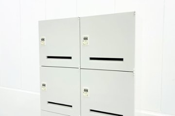 8人用ロッカー スチールロッカー 中古 オカムラ メールボックス 収納家具 中古オフィス家具 900/450/1810 ダイヤル錠画像