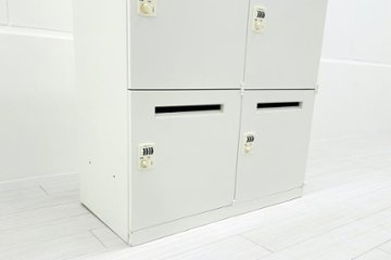 8人用ロッカー スチールロッカー 中古 オカムラ メールボックス 収納家具 中古オフィス家具 900/450/1810 ダイヤル錠画像
