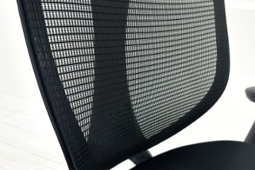 オカムラ サブリナチェア 中古 スマートオペレーション ヘッドレスト 中古オフィス家具 ブラック Sabrina Smart Operation画像