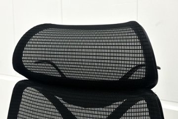 オカムラ サブリナチェア 中古 スマートオペレーション ヘッドレスト 中古オフィス家具 ブラック Sabrina Smart Operation画像