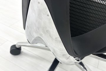 オカムラ サブリナチェア 中古 スマートオペレーション ヘッドレスト 中古オフィス家具 ブラック Sabrina Smart Operation画像