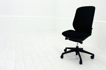 オカムラ シルフィーチェア 中古 ハイバック 肘無 OKAMURA Sylphy クッション 中古オフィス家具 ブラックの画像