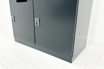 4人用ロッカー 中古 コクヨ ブラック エディア パーソナルロッカー 中古オフィス家具 ダイヤル錠 900/450/1130画像