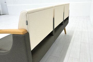 ロビーチェア オリバー oliver 中古 3人掛けチェア ロビーチェア 医療用家具 病院椅子 病院チェア 応接椅子 中古オフィス家具 1770/620/780画像