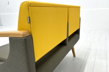 ロビーチェア オリバー oliver 中古 2人掛チェア 医療用家具 病院椅子 病院チェア  ロビーソファ 応接椅子 中古オフィス家具 1200/620/780画像