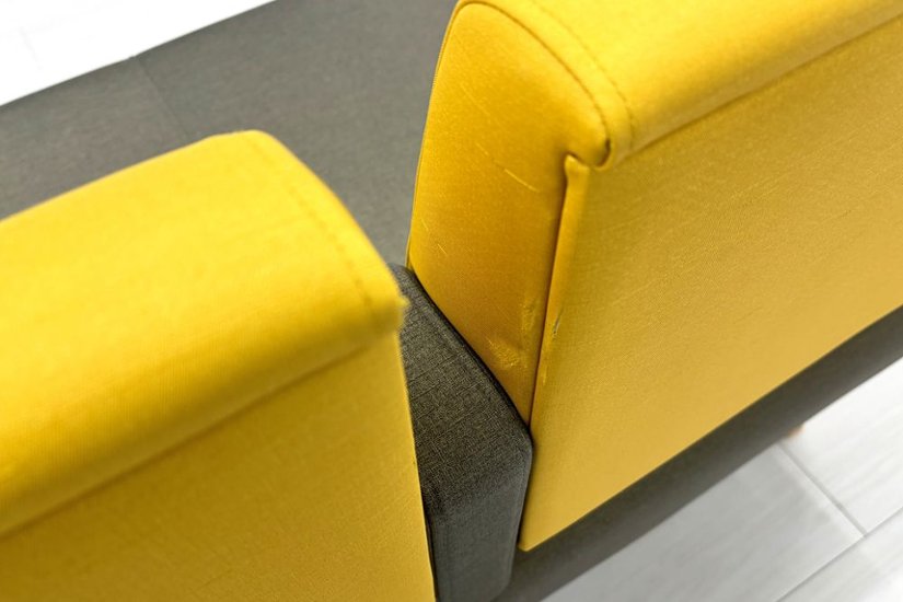 ロビーチェア オリバー oliver 中古 2人掛チェア 医療用家具 病院椅子 病院チェア  ロビーソファ 応接椅子 中古オフィス家具 1200/620/780画像