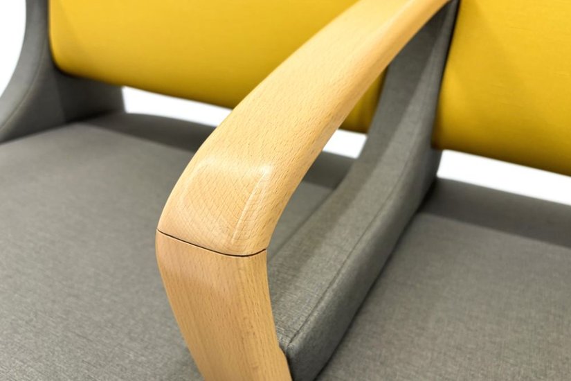 ロビーチェア オリバー oliver 中古 2人掛チェア 医療用家具 病院椅子 病院チェア  ロビーソファ 応接椅子 中古オフィス家具 1200/620/780画像