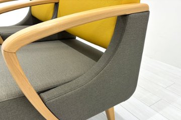 ロビーチェア オリバー oliver 中古 2人掛チェア 医療用家具 病院椅子 病院チェア  ロビーソファ 応接椅子 中古オフィス家具 1200/620/780画像