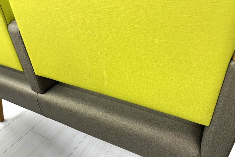 ロビーチェア オリバー oliver 中古 2人掛けチェア ロビーチェア 医療用家具 応接椅子 病院椅子 病院チェア 中古オフィス家具 1200/620/780画像