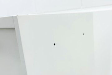 引き違い書庫 スチール スライド書庫 中古 オカムラ 中古キャビネット スチール書庫 中古オフィス家具 ホワイト 900/450/710画像