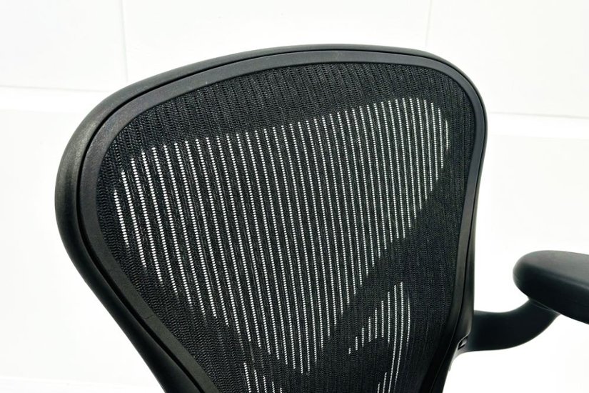 アーロンチェア Aサイズ 中古 フル装備 ポスチャーフィット ハーマンミラー Herman miller Aeron Chair 中古オフィス家具 肘レバー画像
