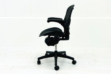 アーロンチェア Aサイズ 中古 フル装備 ポスチャーフィット ハーマンミラー Herman miller Aeron Chair 中古オフィス家具 肘レバー画像