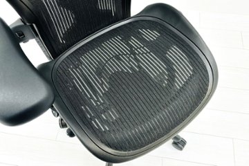 アーロンチェア Aサイズ 中古 フル装備 ポスチャーフィット ハーマンミラー Herman miller Aeron Chair 中古オフィス家具 肘レバー画像