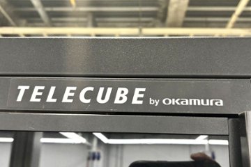 TERECUBE オカムラ テレキューブ 中古 フルクローズ型ワークブース 個室防音ブース ソロワークブース 中古オフィス家具 1200/1100/2310画像
