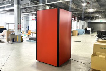 TERECUBE オカムラ テレキューブ 中古 フルクローズ型ワークブース 個室防音ブース ソロワークブース 中古オフィス家具 1200/1100/2310画像