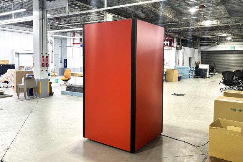 TERECUBE オカムラ テレキューブ 中古 フルクローズ型ワークブース 個室防音ブース ソロワークブース 中古オフィス家具 1200/1100/2310画像