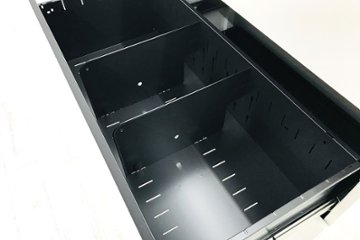 オカムラ レクトライン キャビネット 800×400×1270mm 天板付 中古書庫 4段ラテラル スチール書庫 ホワイト 4MG5ZC ZA75 中古オフィス家具画像