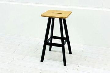 ノール ロックウェルイージースツール 中古 Knoll Rockwell Unscripted Easy Stool ノル ハイチェア ミーティングチェア カウンターチェア 中古オフィス家具 H765の画像