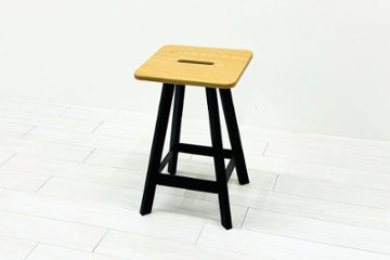 ノール ロックウェルイージースツール 中古 Knoll Rockwell Unscripted Easy Stool ノル ハイチェア ミーティングチェア カウンターチェア 中古オフィス家具 H610の画像