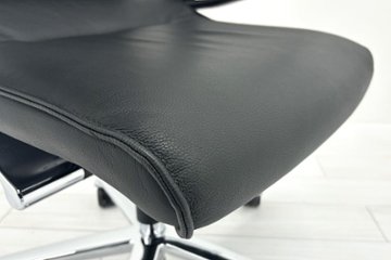  Wilkhahn Modus ウィルクハーン モダスチェア 中古 エグゼクティブチェア マネジメントチェア ブラック 中古オフィス家具 本革張り レザー画像