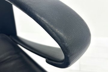  Wilkhahn Modus ウィルクハーン モダスチェア 中古 エグゼクティブチェア マネジメントチェア ブラック 中古オフィス家具 本革張り レザー画像