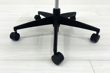 コクヨ プントチェア 中古 ローバック 肘無 KOKUYO クッション 中古オフィス家具 中古オフィスチェア オレンジ画像