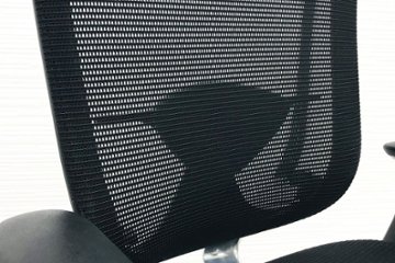 OKAMURA Contessa コンテッサチェア 中古 オカムラ メッシュ ブラック 中古オフィス家具 オフィスチェア ポリッシュフレーム画像