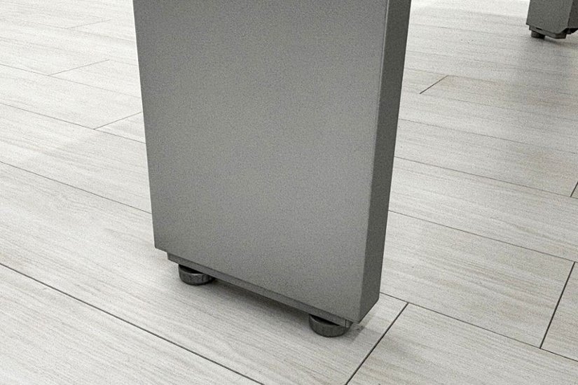 オカムラ プロユニット L型デスク L字デスク 中古 Ｌ字机 中古デスク 中古オフィス家具 オフィスデスク 事務机 1600/1400/720 左550画像