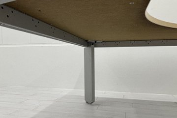 オカムラ プロユニット L型デスク L字デスク 中古 Ｌ字机 中古デスク 中古オフィス家具 オフィスデスク 事務机 1600/1400/720 左550画像