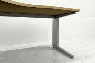 オカムラ プロユニット L型デスク L字デスク 中古 Ｌ字机 中古デスク 中古オフィス家具 オフィスデスク 事務机 1600/1400/720 左550画像