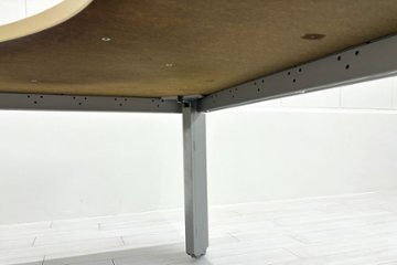 オカムラ プロユニット L型デスク L字デスク 中古 Ｌ字机 中古デスク 中古オフィス家具 オフィスデスク 事務机 1600/1400/720 右550画像