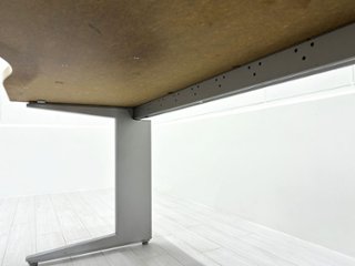 オカムラ プロユニット L型デスク L字デスク 中古 Ｌ字机 中古デスク 中古オフィス家具 オフィスデスク 事務机 1600/1400/720 右550画像