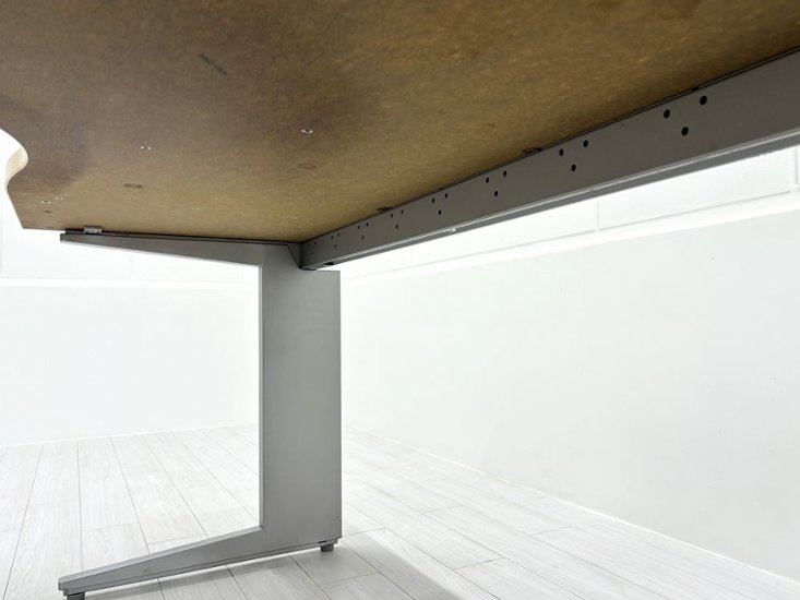 オカムラ プロユニット L型デスク L字デスク 中古 Ｌ字机 中古デスク 中古オフィス家具 オフィスデスク 事務机 1600/1400/720 右550画像