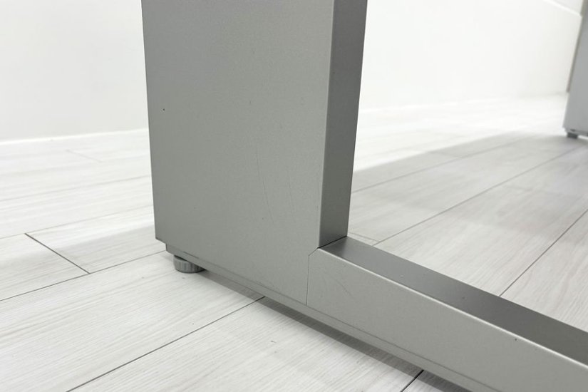 オカムラ プロユニット L型デスク L字デスク 中古 Ｌ字机 中古デスク 中古オフィス家具 オフィスデスク 事務机 1600/1400/720 右550画像