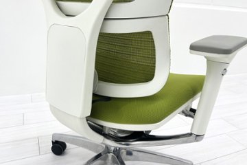 Ergohuman Fit エルゴヒューマン フィット ヘッドレスト付き 中古 中古チェア 高機能チェア 3Dメッシュ グリーン画像
