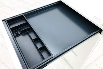 イトーキ CZRワゴン スチールワゴン 3段ワゴン 中古 収納家具 袖机 脇机 CZR-046MPCB-W9 ホワイト ワゴン3段画像