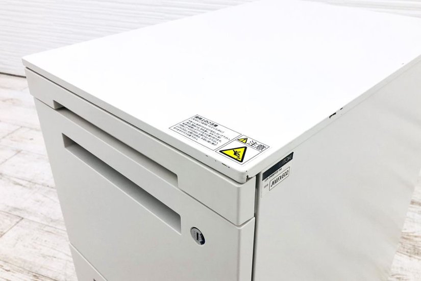 イトーキ CZRワゴン スチールワゴン 3段ワゴン 中古 収納家具 袖机 脇机 CZR-046MPCB-W9 ホワイト ワゴン3段画像