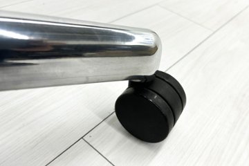 【ポリッシュ脚ピカピカ磨き有！】アーロンチェア 中古 Bサイズ フル装備 タキシードメッシュ ハーマンミラー 肘レバー アルミ脚 レザーアーム Herman Miller Aeron Chair画像