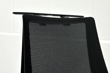 コクヨ デュオラチェア 中古 2017年製 KOKUYO Duora クッション 可動肘 中古オフィス家具 ブラック画像