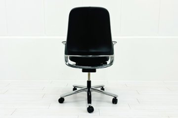 【ポリッシュ脚ピカピカ磨き有！】レオニスチェア LEONIS イトーキ 中古 2020年製 【6脚セット】 役員チェア ハイバック エグゼクティブチェア 中古オフィス家具 レザー画像