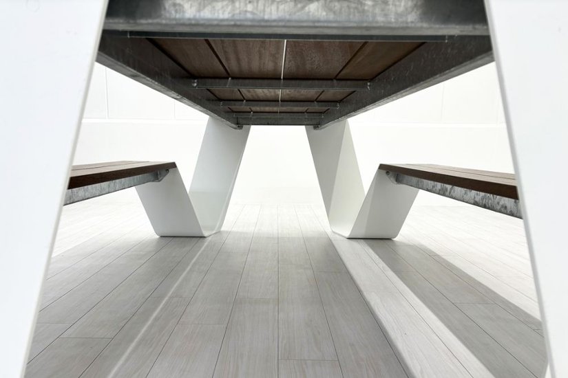  extremis Hopper picnic エクストレミス ホッパーピクニック 中古 屋外ベンチ ガーデニングテーブル 中古オフィス家具画像