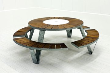  extremis Pantagruel picnic エクストレミス パンタグリュエル ピクニック 中古 屋外ベンチ ガーデニングテーブル 中古オフィス家具の画像