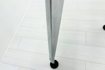 【ポリッシュ脚ピカピカ磨き有！】コクヨ サイビ 中古 L型デスク SAIBI L字デスク 木目天板 中古オフィス家具 1600/1600/720画像