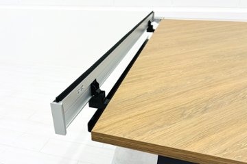 【ポリッシュ脚ピカピカ磨き有！】コクヨ サイビ 中古 L型デスク SAIBI L字デスク 木目天板 中古オフィス家具 1600/1600/720画像