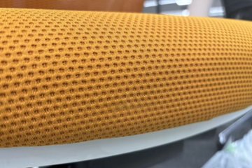 オカムラ シルフィーチェア 中古 2019年製 ハイバック 可動肘 Sylphy 中古オフィス家具 C686XW オレンジ画像