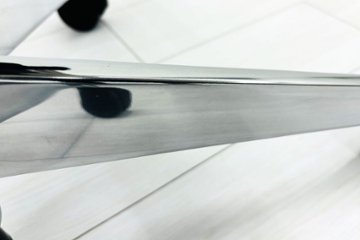 【ポリッシュ脚ピカピカ磨き有！】オカムラ シルフィーチェア 中古 2021年製 ハイバック 可動肘 OKAMURA Sylphy クッション 中古オフィス家具 ベージュ画像