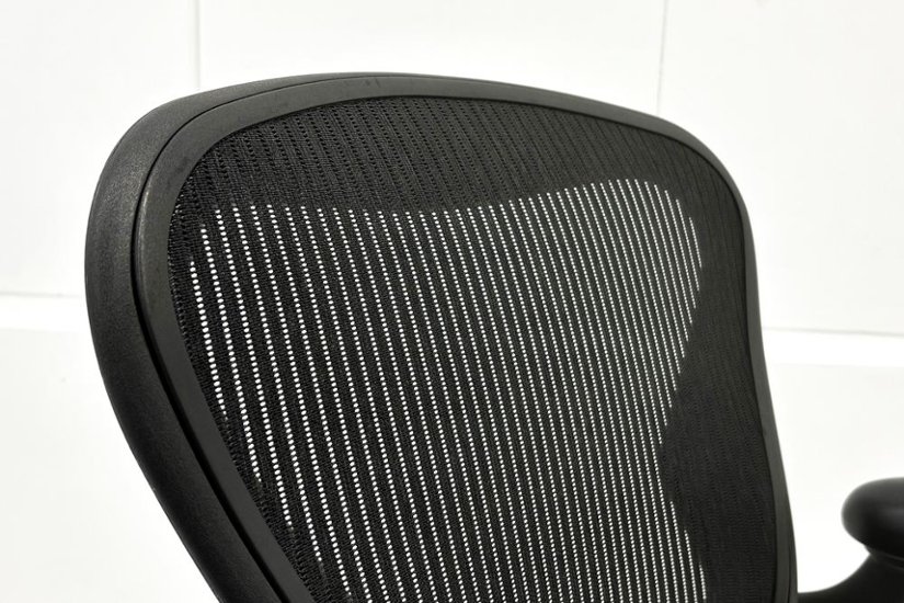Herman Miller Aeron Chairs アーロンチェア 中古 Bサイズ フル装備 ハーマンミラー 中古オフィス家具 肘ダイヤル シリンダー交換済み画像